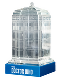 Doctor Who classic crystal TARDIS replica on an LED-lit base