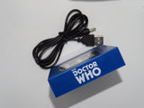 USB Power Cable for Doctor Who classic crystal TARDIS replica on an LED-lit base